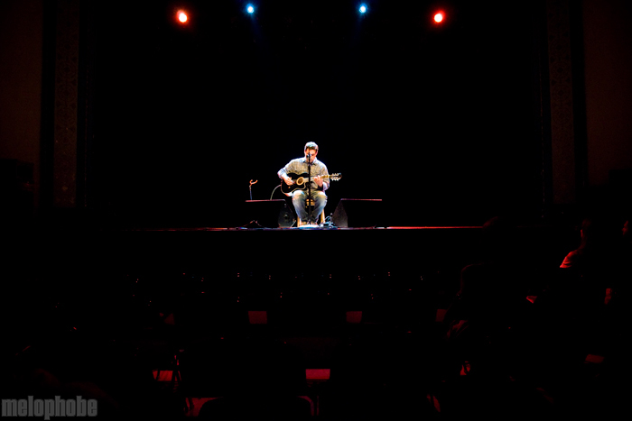 Damien Jurado at Aladdin Theater, July 10, 2009. Photo by Ian McNeil.