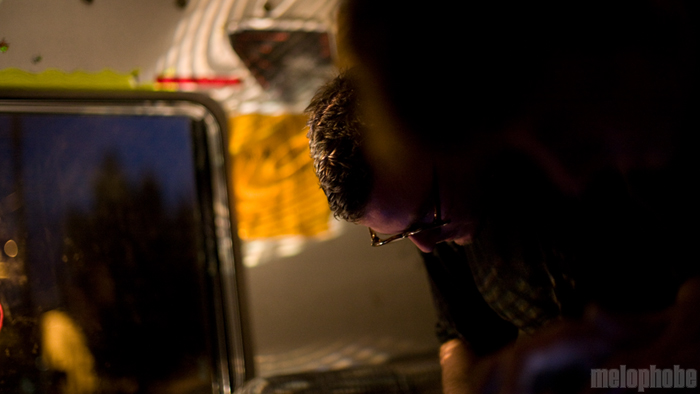 Rob Walmart at Work/Sound, July 11, 2009. Photo by Steve Benoit.