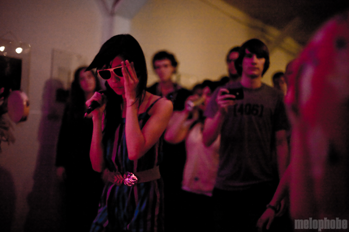 May Ling at Work/Sound, July 11, 2009. Photo by Steve Benoit.