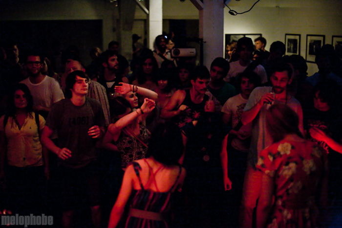 May Ling at Work/Sound, July 11, 2009. Photo by Steve Benoit.