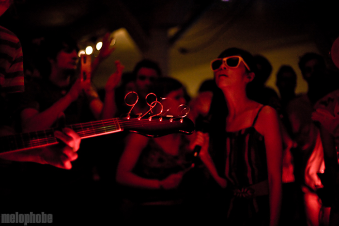 May Ling at Work/Sound, July 11, 2009. Photo by Steve Benoit.