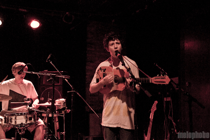 Micachu and the Shapes at Great Scott, July 16, 2009. Photo by Chris Barth.