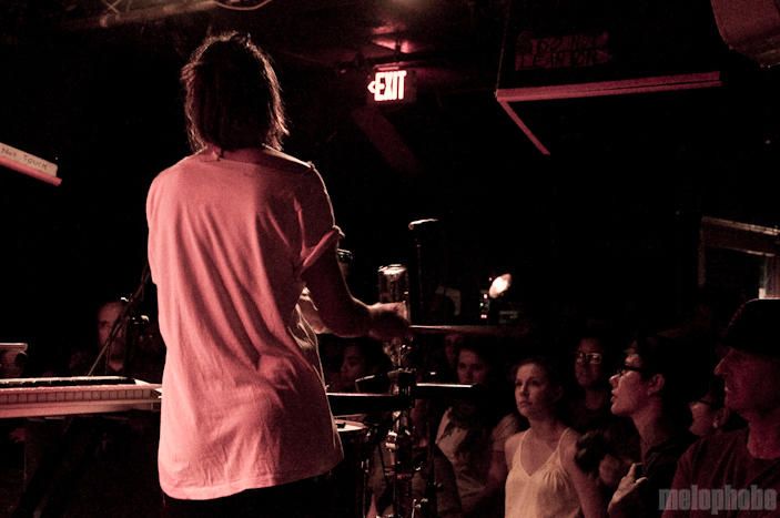 Micachu and the Shapes at Great Scott, July 16, 2009. Photo by Chris Barth.