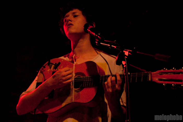 Micachu and the Shapes at Great Scott, July 16, 2009. Photo by Chris Barth.