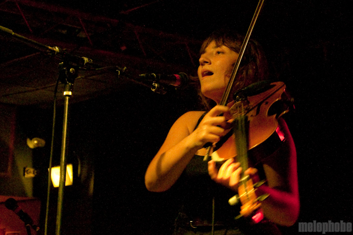 Micachu and the Shapes at Great Scott, July 16, 2009. Photo by Chris Barth.