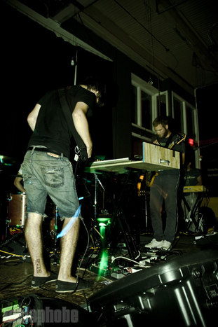 Gifts from Enola at Backspace, July 18, 2009. Photo by Lymay Iwasaki.