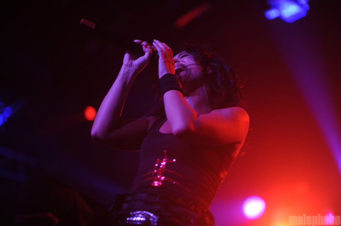 Lacuna Coil at Roseland Theater, July 18, 2009. Photo by Angel Priest.