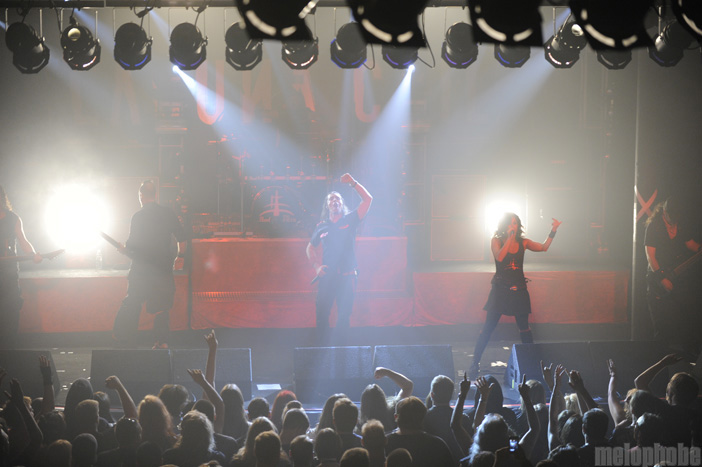 Lacuna Coil at Roseland Theater, July 18, 2009. Photo by Angel Priest.