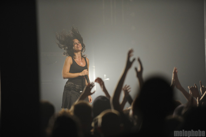 Lacuna Coil at Roseland Theater, July 18, 2009. Photo by Angel Priest.
