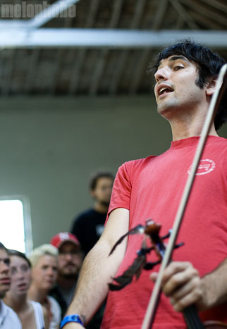 Nick Jaina Band, July 24, 2009. Photo by Nicole Kristek.