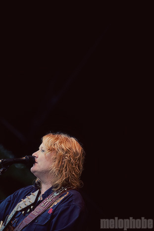 Indigo Girls at Oregon Zoo, July 24, 2009. Photo by Angel Priest and Joshua Bean.