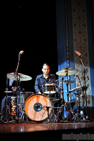 Ottmar Liebert at Aladdin Theater, July 26, 2009. Photo by Alice Falzone.