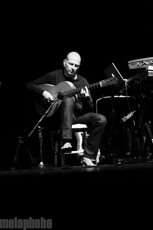 Ottmar Liebert at Aladdin Theater, July 26, 2009. Photo by Alice Falzone.