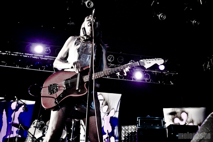Sonic Youth at Roseland Theater, July 28, 2009. Photo by Lymay Iwasaki.
