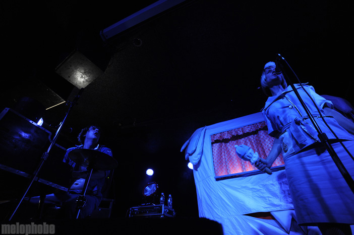 Quintron & Miss Pussycat at Berbati's Pan, July 29, 2009. Photo by Angel Priest.
