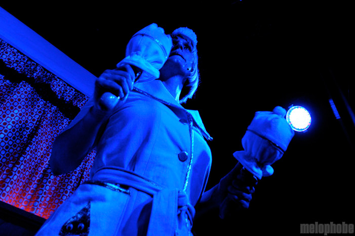 Quintron & Miss Pussycat at Berbati's Pan, July 29, 2009. Photo by Angel Priest.