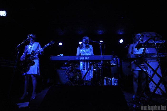 Sophe Lux at Berbati's Pan, July 29, 2009. Photo by Angel Priest.