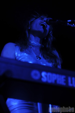 Sophe Lux at Berbati's Pan, July 29, 2009. Photo by Angel Priest.