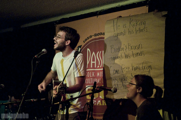 Elijah Wyman at Club Passim, July 30, 2009. Photo by Chris Barth.