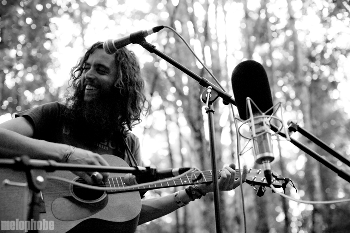 Sam Quinn and the Japan Ten at Pendarvis Farm, July 31, 2009. Photo by Ian McNeil and Steve Benoit.
