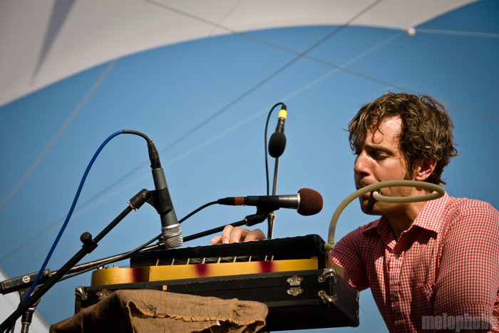 Laura Gibson at Pendarvis Farm, July 31, 2009. Photo by Ian McNeil and Steve Benoit.