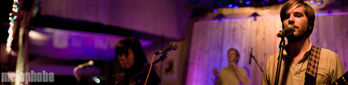 Thao with the Get Down Stay Down at Pendarvis Farm, July 31, 2009. Photo by Ian McNeil and Steve Benoit.