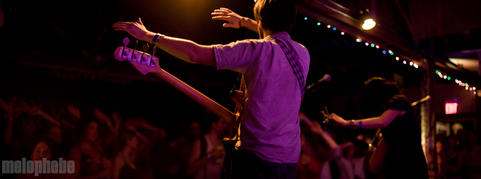 Thao with the Get Down Stay Down at Pendarvis Farm, July 31, 2009. Photo by Ian McNeil and Steve Benoit.