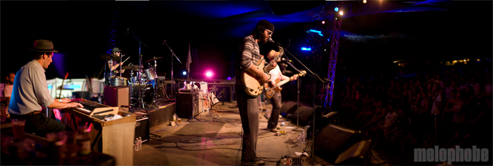 Dr. Dog at Pendarvis Farm, August 1, 2009. Photo by Ian McNeil and Steve Benoit.