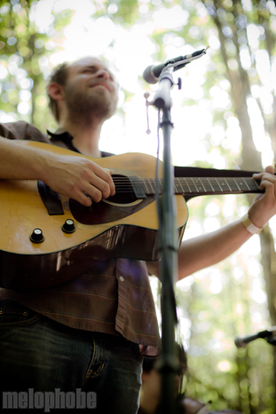 Horse Feathers at Pendarvis Farm, August 1, 2009. Photo by Ian McNeil and Steve Benoit.