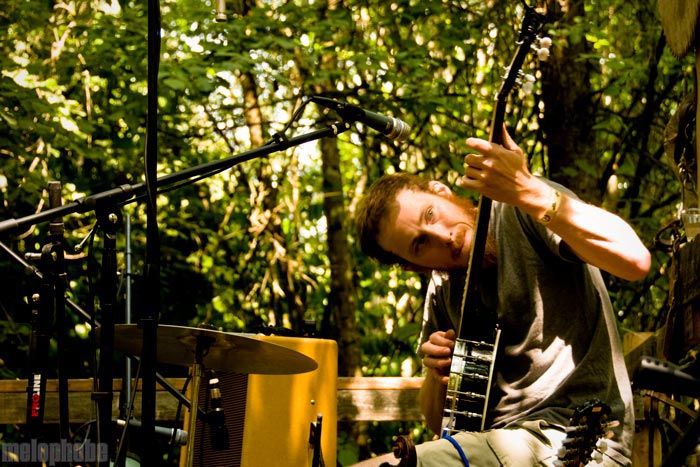Horse Feathers at Pendarvis Farm, August 1, 2009. Photo by Ian McNeil and Steve Benoit.