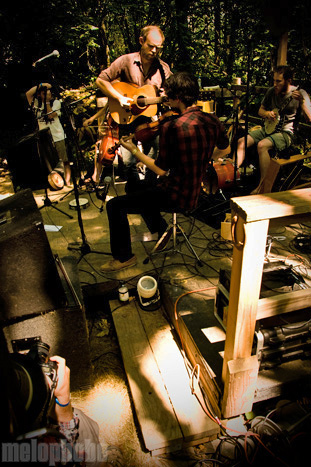 Horse Feathers at Pendarvis Farm, August 1, 2009. Photo by Ian McNeil and Steve Benoit.