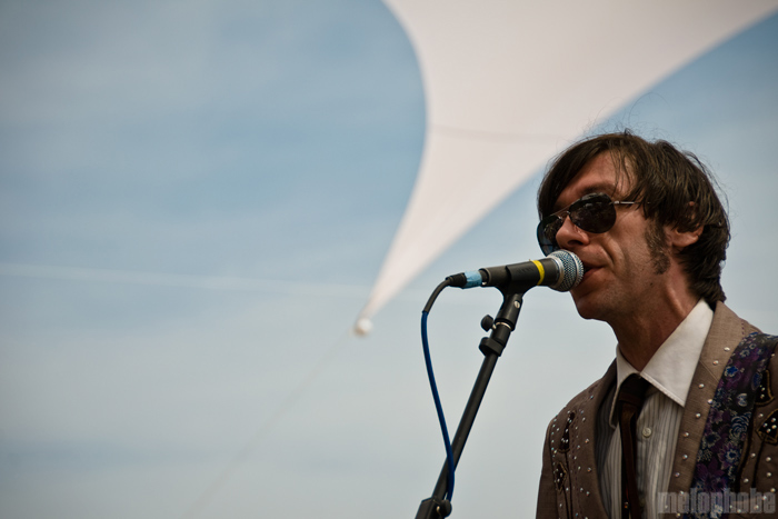 The Sadies at Pendarvis Farm, August 1, 2009. Photo by Ian McNeil and Steve Benoit.