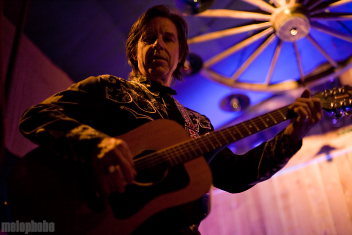 John Doe and the Sadies at Pendarvis Farm, August 1, 2009. Photo by Ian McNeil and Steve Benoit.