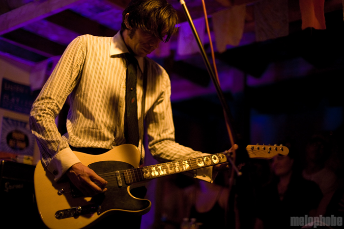 John Doe and the Sadies at Pendarvis Farm, August 1, 2009. Photo by Ian McNeil and Steve Benoit.