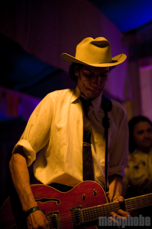John Doe and the Sadies at Pendarvis Farm, August 1, 2009. Photo by Ian McNeil and Steve Benoit.