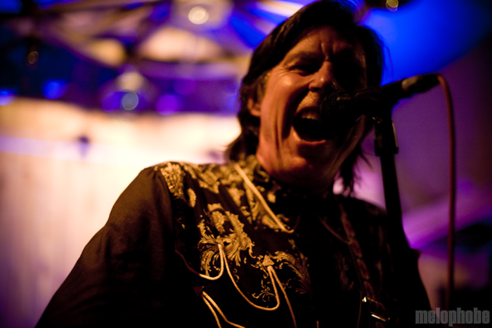 John Doe and the Sadies at Pendarvis Farm, August 1, 2009. Photo by Ian McNeil and Steve Benoit.