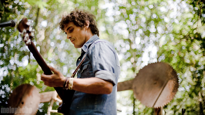 Vetiver at Pendarvis Farm, August 2, 2009. Photo by Ian McNeil and Steve Benoit.