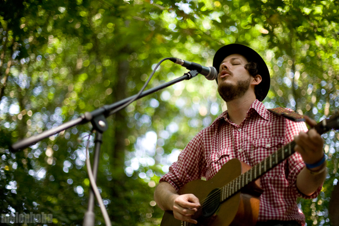 Vetiver at Pendarvis Farm, August 2, 2009. Photo by Ian McNeil and Steve Benoit.