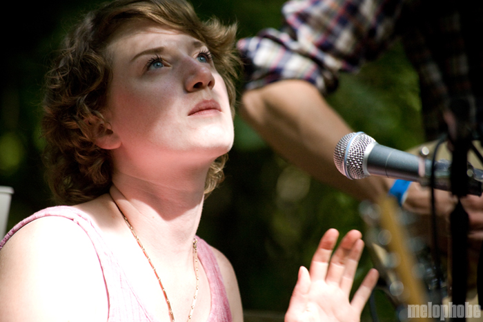 Vetiver at Pendarvis Farm, August 2, 2009. Photo by Ian McNeil and Steve Benoit.