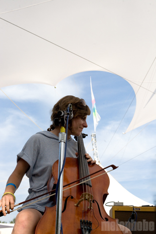 Horse Feathers at Pendarvis Farm, August 2, 2009. Photo by Ian McNeil and Steve Benoit.