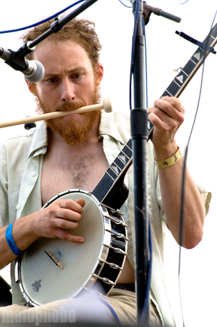 Horse Feathers at Pendarvis Farm, August 2, 2009. Photo by Ian McNeil and Steve Benoit.