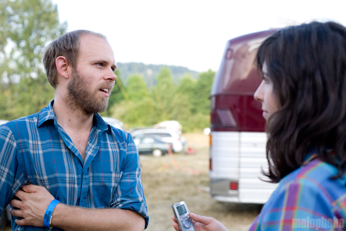 Horse Feathers at Pendarvis Farm, August 2, 2009. Photo by Ian McNeil and Steve Benoit.