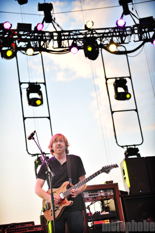 Phish at The Gorge Amphitheatre, August 7, 2009. Photo by Alice Falzone.