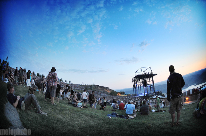 Phish at The Gorge Amphitheatre, August 7, 2009. Photo by Alice Falzone.