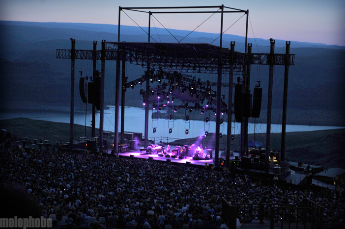Phish at The Gorge Amphitheatre, August 7, 2009. Photo by Alice Falzone.