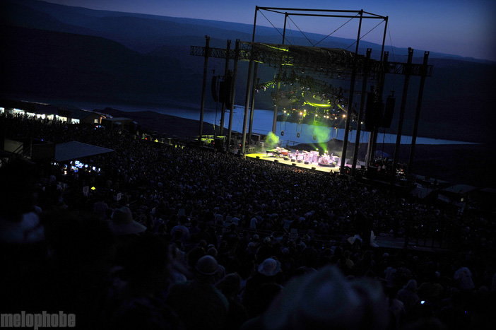 Phish at The Gorge Amphitheatre, August 7, 2009. Photo by Alice Falzone.