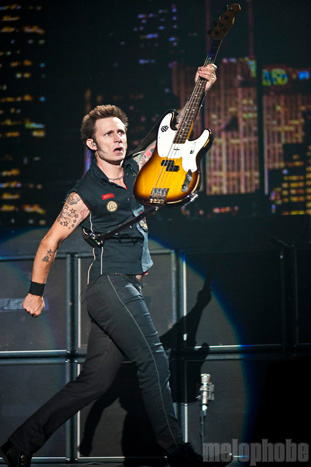 Green Day at AT&T Center, August 9, 2009. Photo by Denny Mack.
