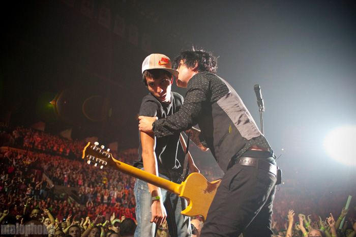 Green Day at AT&T Center, August 9, 2009. Photo by Denny Mack.
