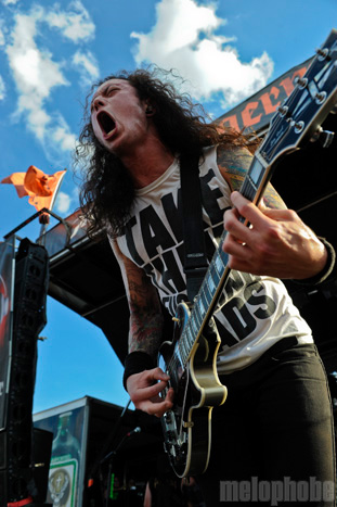 Trivium at AT&T Center, August 14, 2009. Photo by Denny Mack.