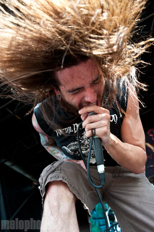 Job for a Cowboy at AT&T Center, August 14, 2009. Photo by Denny Mack.